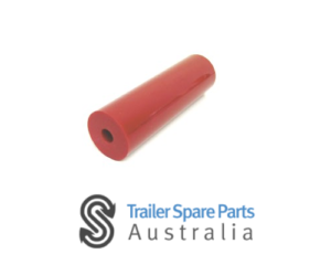 8" Flat Bilge Roller RED to suit boat trailers
