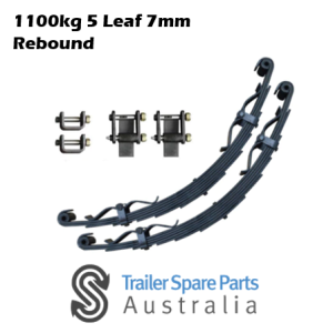 1100Kg 5 Leaf Off Road Eye to Eye Rebound Spring Kit