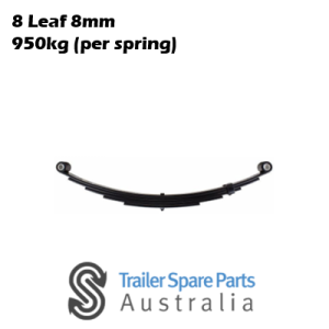 8 Leaf Eye to Eye Spring (950Kg Rating Per Spring)