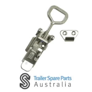Draw Latch Slam Lock 165mm EPlate - Stainless Steel