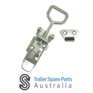 Draw Latch Slam Lock 165mm EPlate - Zinc