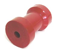 91513   4 1/2" Red Keel Roller  17mm Bore