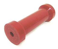 91515  8" Red Keel Roller  17mm Bore
